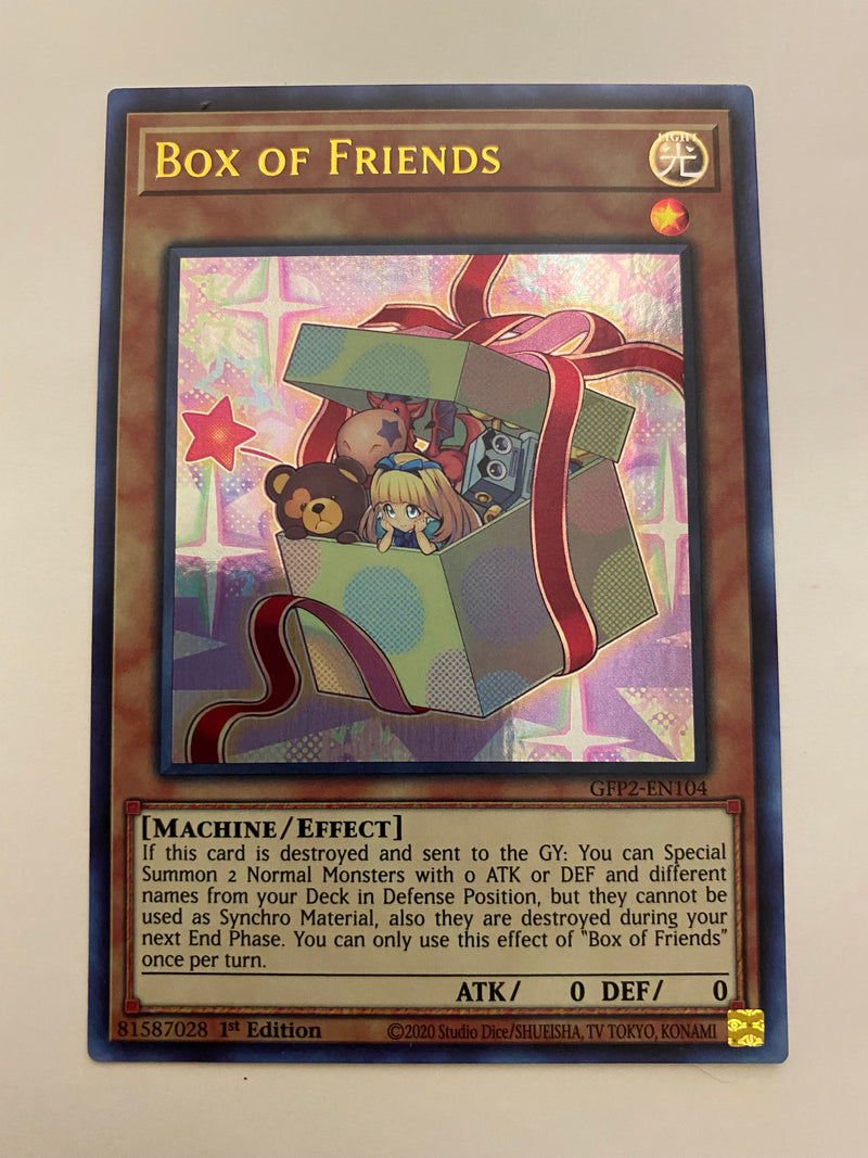 Yugioh Box of Friends GFP2-EN104 Ultra Rare 1st Edition Near Mint
