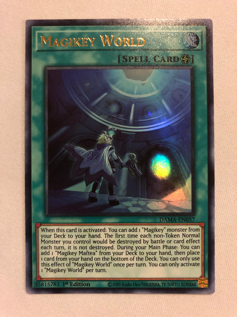 Yugioh Magikey World DAMA-EN057 1st Edition Ultra Rare Near Mint