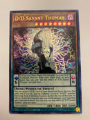Yugioh D/D Savant Thomas GFP2-EN078 Ultra Rare 1st Edition Near Mint