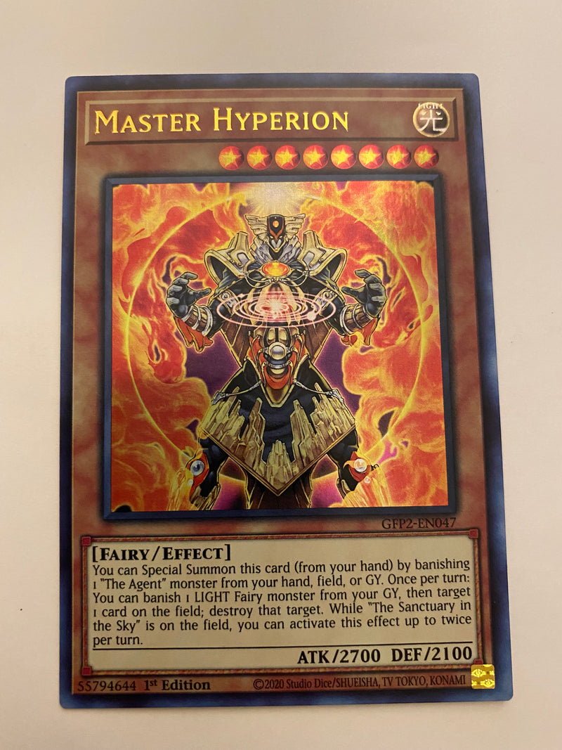 Yugioh Master Hyperion GFP2-EN047 Ultra Rare 1st Edition Near Mint