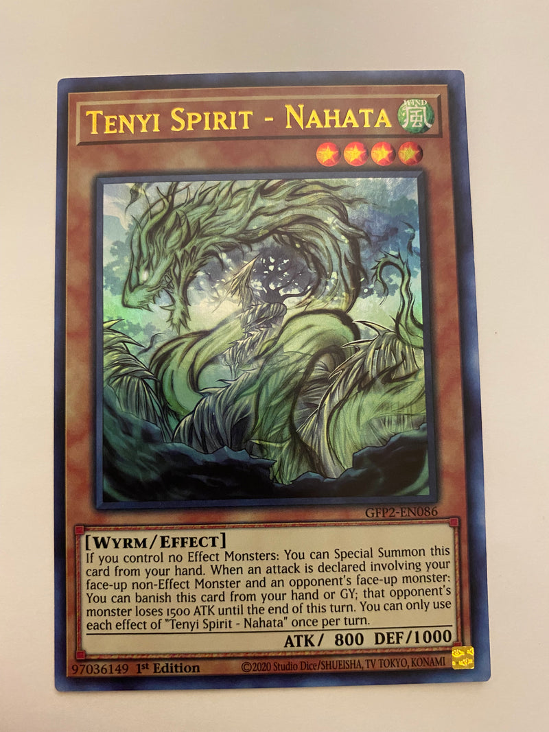 Yugioh Tenyi Spirit  Nahata GFP2-EN086 Ultra Rare 1st Edition Near Mint