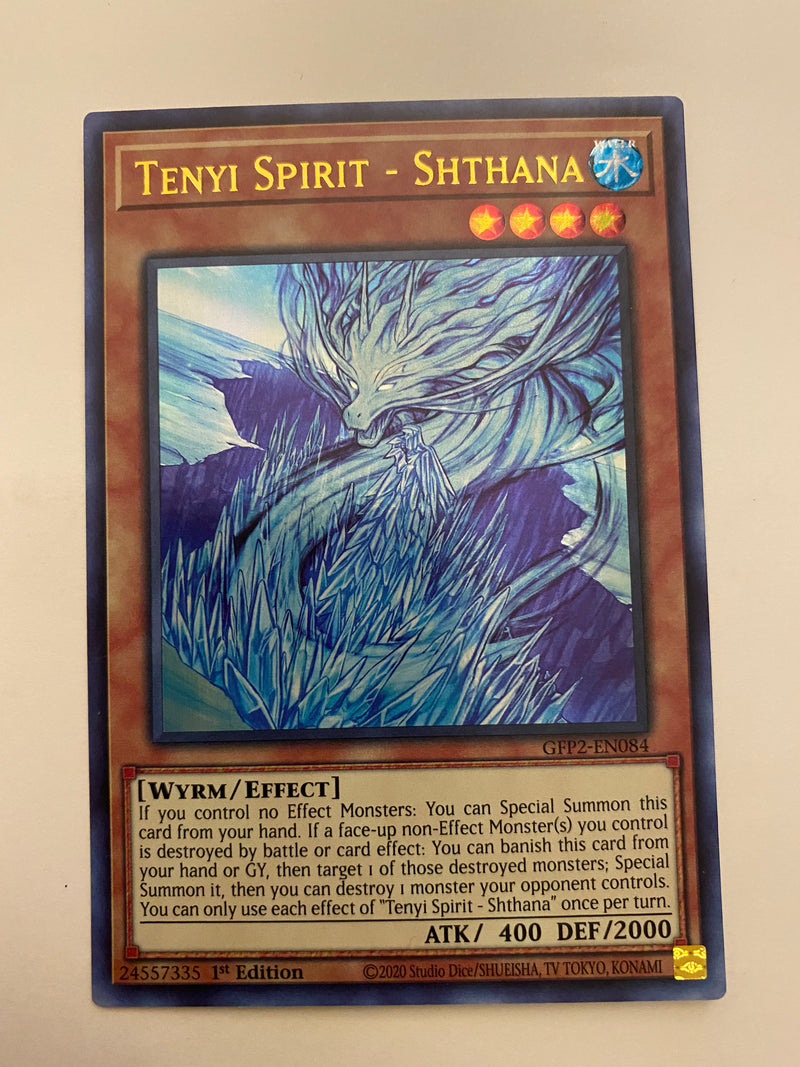 Yugioh Tenyi Spirit - Shthana GFP2-EN084 Ultra Rare 1st Edition Near Mint