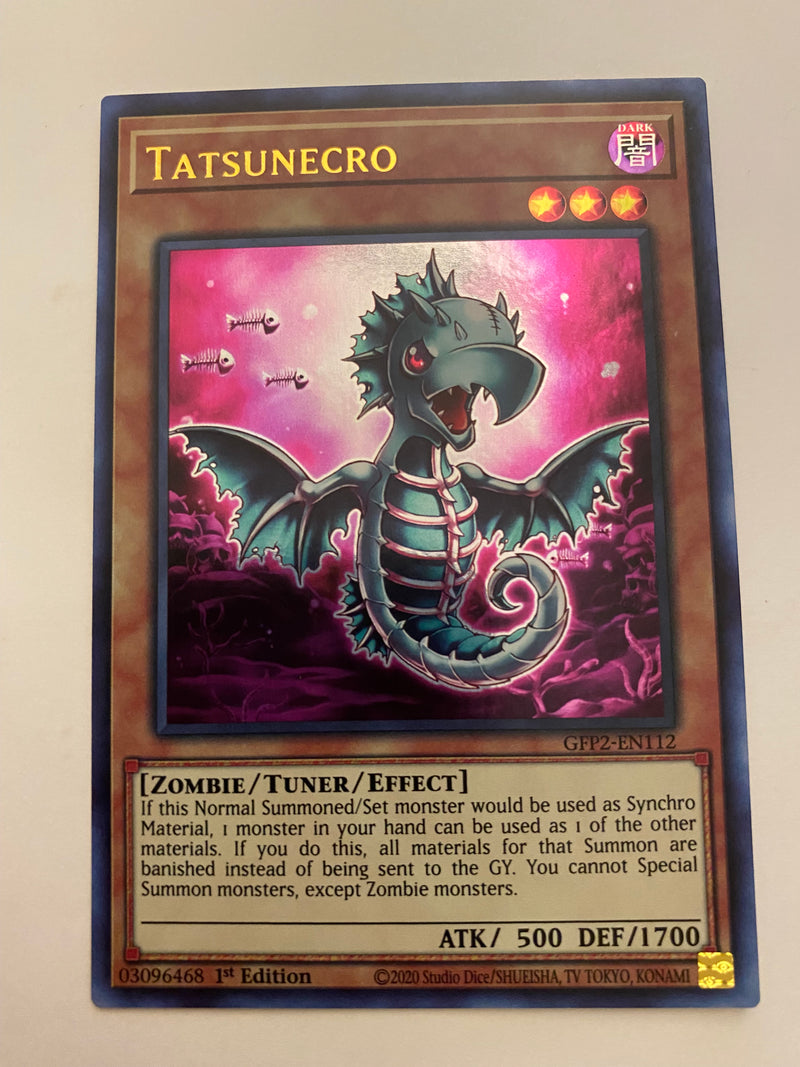 Yugioh Tatsunecro GFP2-EN112 Ultra Rare 1st Edition Near Mint