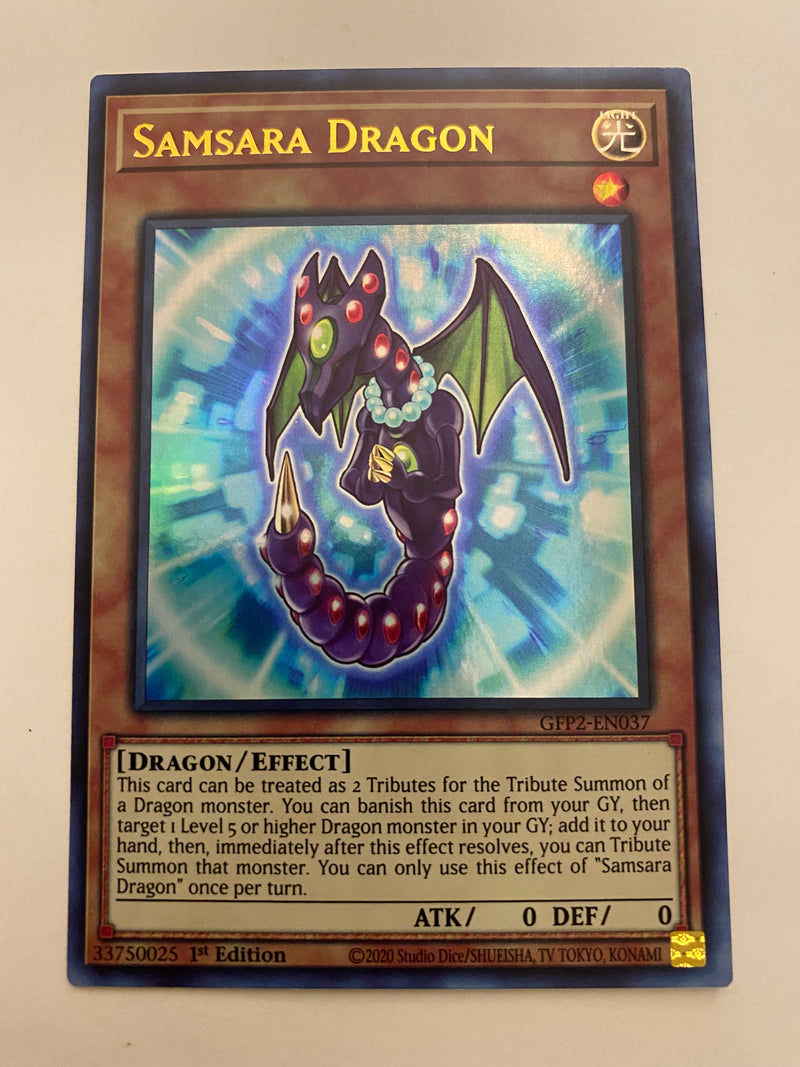 Yugioh Samsara Dragon GFP2-EN037 Ultra Rare 1st Edition Near Mint