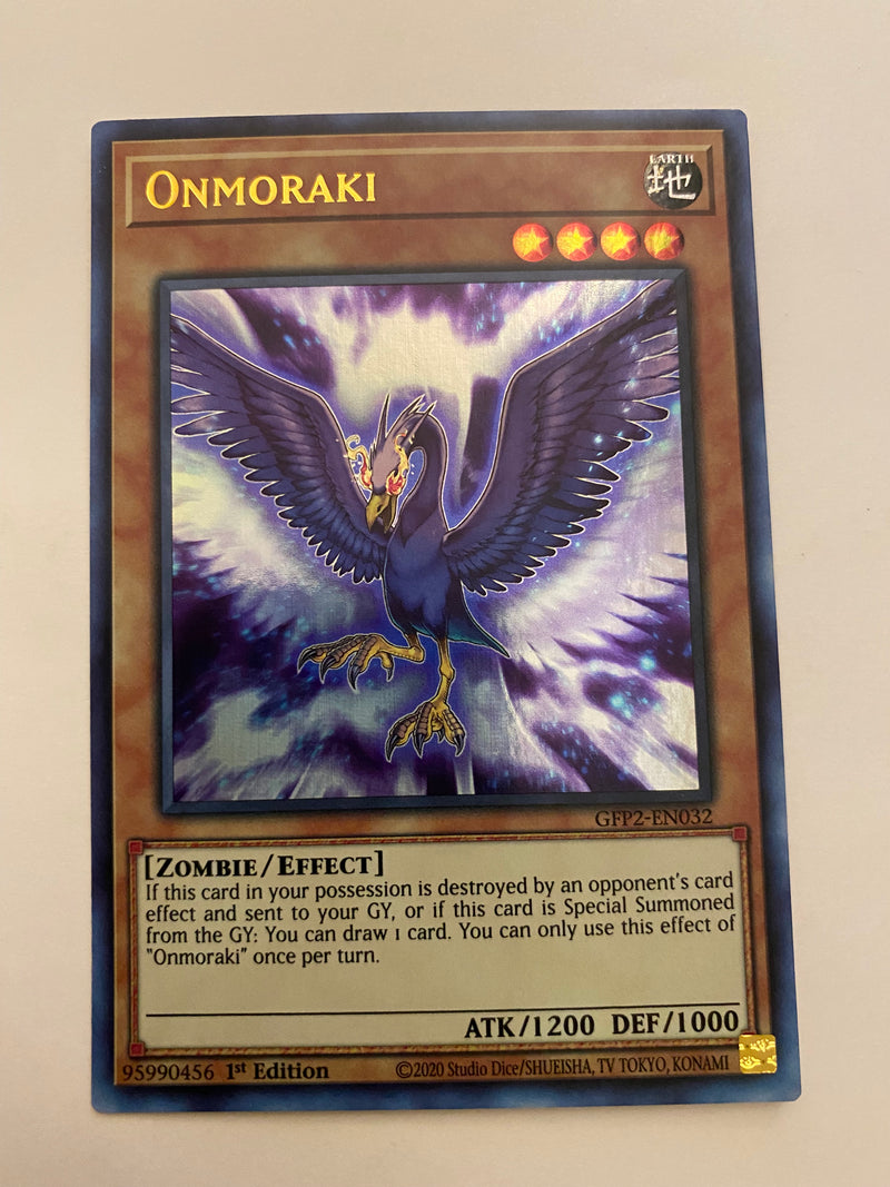 Yugioh Onmoraki  GFP2-EN032 Ultra Rare 1st Edition Near Mint