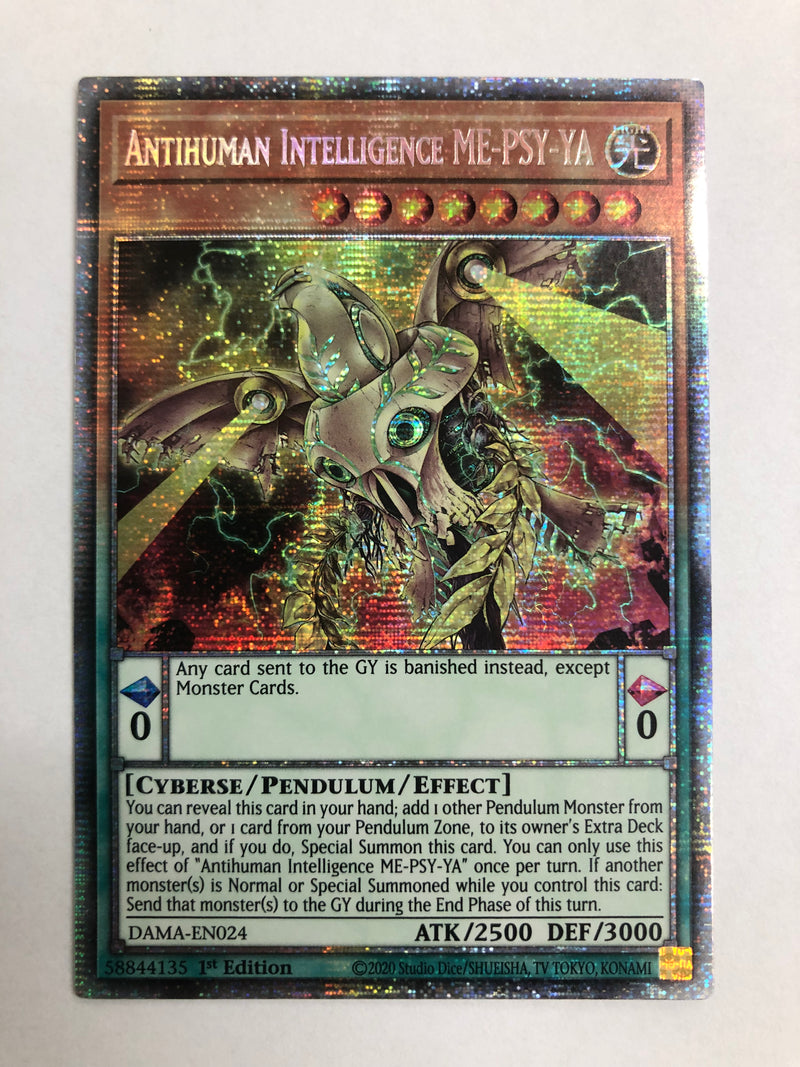 Yugioh Antihuman Intelligence ME-PSY-YA DAMA-EN024 Starlight Rare 1st Edition NM