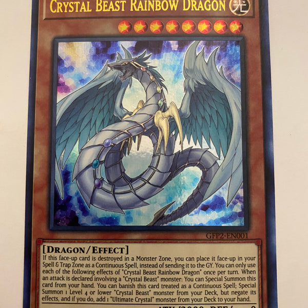 Yugioh Crystal Beast Demon Yu-Gi-Oh! Rainbow Dragon, The Zenith Crystal  Beast - STARLIGHT RARE Korean Near Mint/Mint Yu Gi Oh