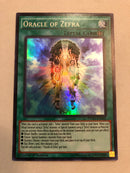 Yugioh Oracle of Zefra PEVO-EN050 Super Rare 1st Edition Near Mint