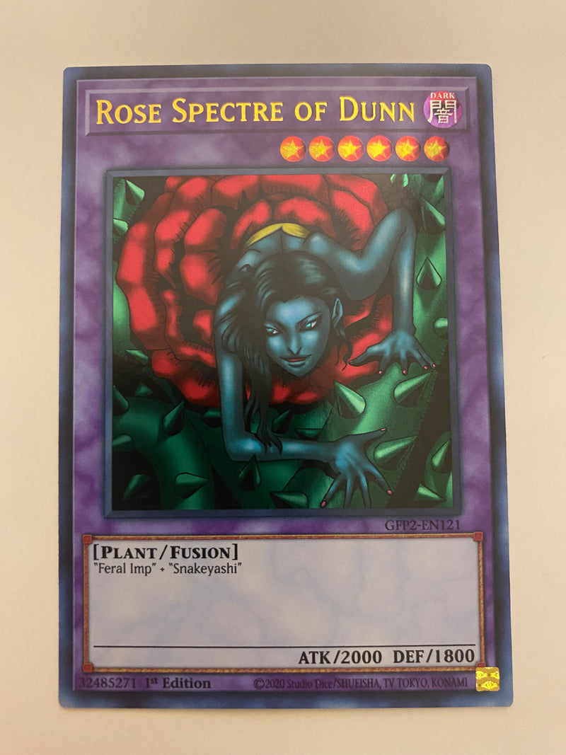 Yugioh Rose Spectre of Dunn GFP2-EN121 Ultra Rare 1st Edition Naer Mint