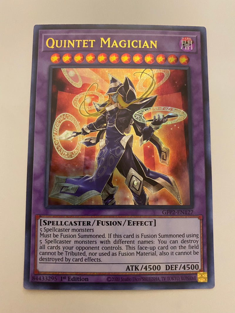 Yugioh Quintet Magician GFP2-EN127 Ultra Rare 1st Edition Near Mint