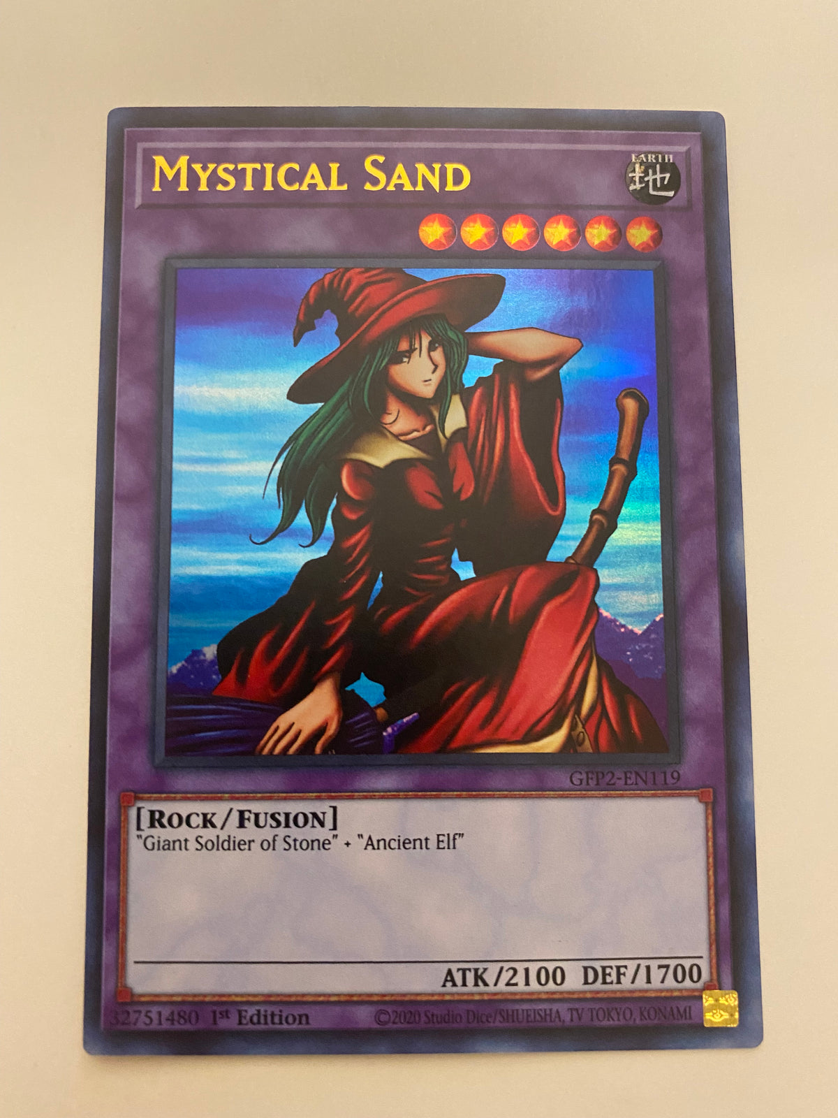 Yugioh Mystical Sand GFP2-EN119 Ultra Rare 1st Edition Near Mint Yugioh Mystical Sand GFP2-EN119 Ultra Rare 1st Edition Near Mint