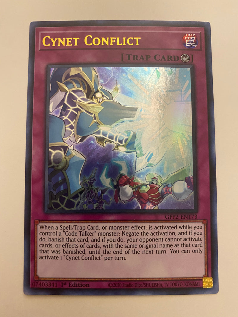 Yugioh Cynet Conflict GFP2-EN173 Ultra Rare 1st Edition Near Mint
