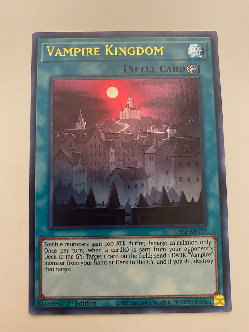 Yugioh Vampire Kingdom GFP2-EN157 Ultra Rare 1st Edition Near Mint