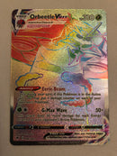 Orbeetle Vmax 186/185 Vivid Voltage Rainbow Rare Pokemon Card Near Mint