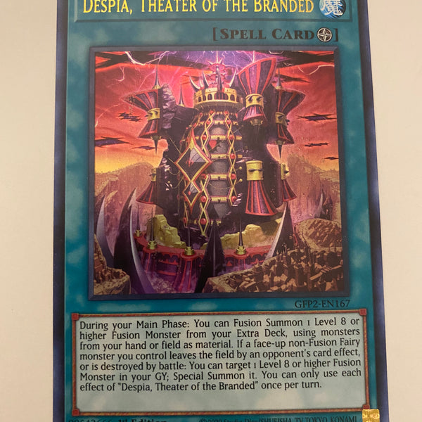 despia yugioh cards Yugioh Despia Theater of the Branded GFP2-EN167 Ultra Rare 1st Edition