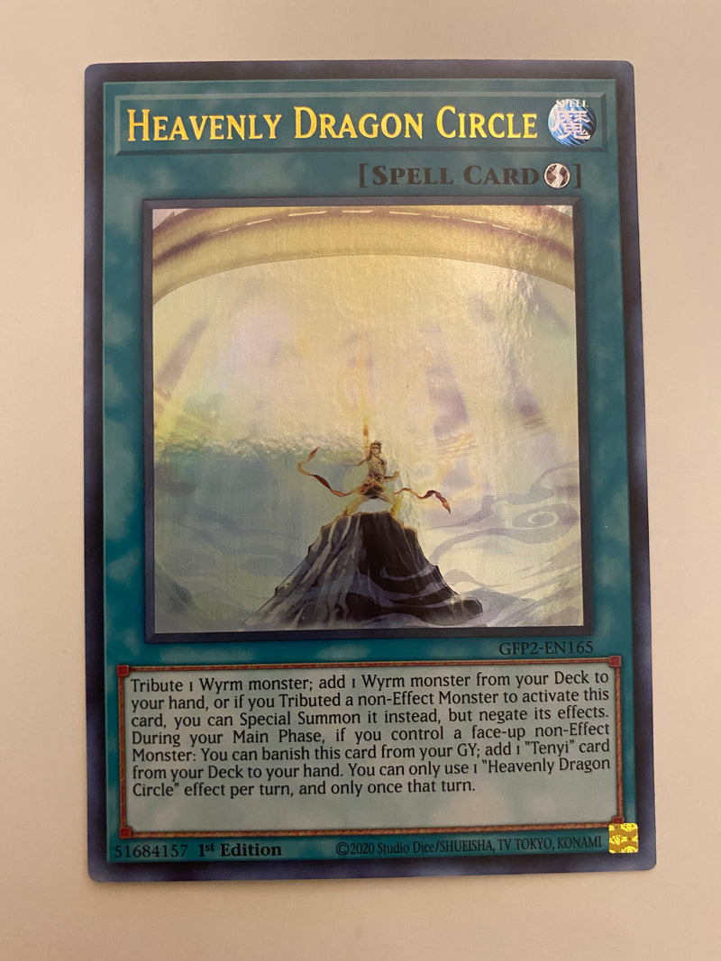 Yugioh Heavenly Dragon Circle GFP2-EN165 Ultra Rare 1st Edition Near Mint
