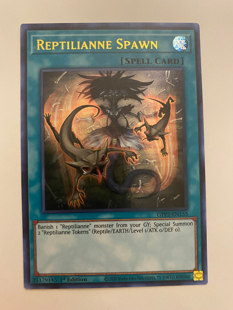 Yugioh Reptilianne Spawn GFP2-EN155 Ultra Rare 1st Edition Near Mint