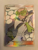 Faba 208/214 Lost Thunder Ultra Rare Full Art Pokemon Card Near Mint