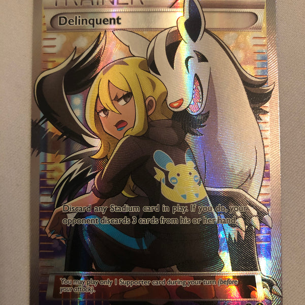 Delinquent 98b/122 Ultra Rare Full Art Pokemon Card Near Mint Delinquent 98b/122 Ultra Rare Full Art Pokemon Card Near Mint