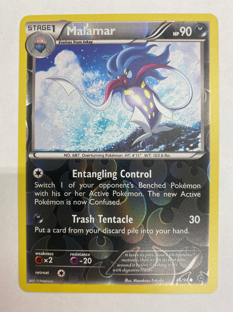 Malamar 46/98 Ancient Origins Reverse Holo Pokemon Card NM