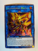 Yugioh Salamangreat Heatleo MP19-EN186 Prismatic Secret Rare 1st Edition Near Mint