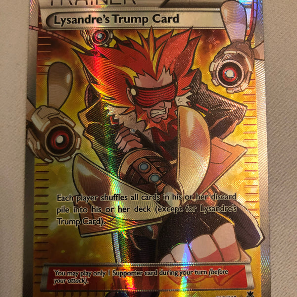 lysandre pokemon card Lysandre's Trump Card 118/119 Holo Ultra Rare Pokemon Card Near Mint