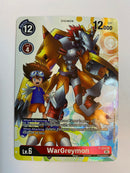 Digimon Card Game WarGreymon P-050 Campaign Rare Near Mint