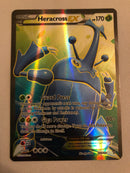 Heracross EX 105/111 Furious Fists Full Art Holo Ultra Rare Pokemon Card Near Mint
