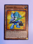 Yugioh Deskbot 001 DUEA-EN045 Common 1st Edition Naer Mint