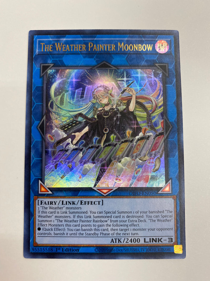 Yugioh The Weather Painter Moonbow DIFO-EN050 1st Edition Near Mint Yugioh The Weather Painter Moonbow DIFO-EN050 1st Edition Near Mint