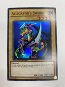 Yugioh Alligator’s Sword WP11-EN012 Super Rare Limited Edition Near Mint