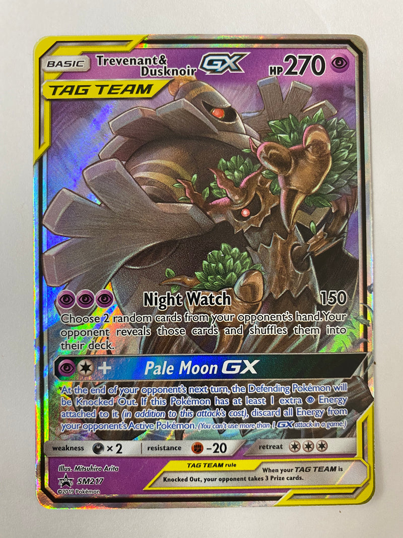 Trevenant Dusknoir GX SM217 Promo Holo NM