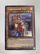 Yugioh Libromancer Fire  DIFO-EN000 Secret Rare 1st Edition Near Mint