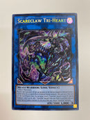 Yugioh Scareclaw Tri-Heart DIFO-EN049 Secret Rare 1st Edition Naer Mint