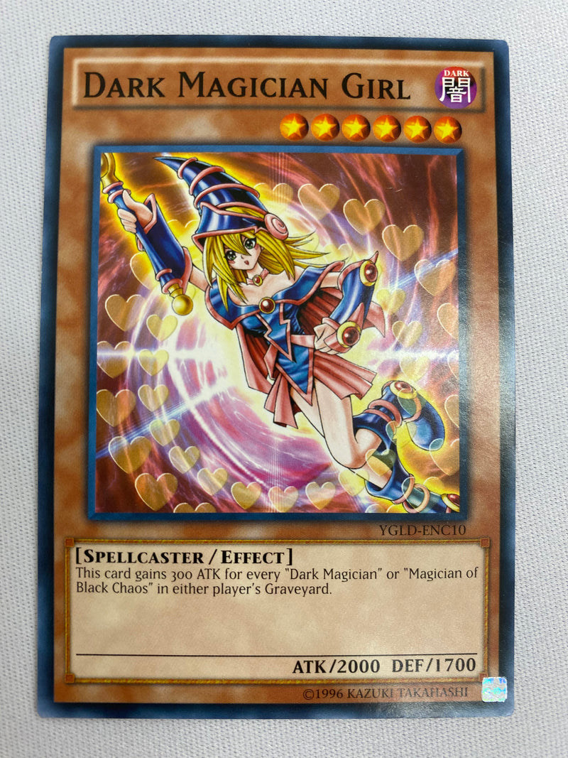 Yugioh Dark Magician Girl  YGLD-ENC10  Common  Unlimited NM
