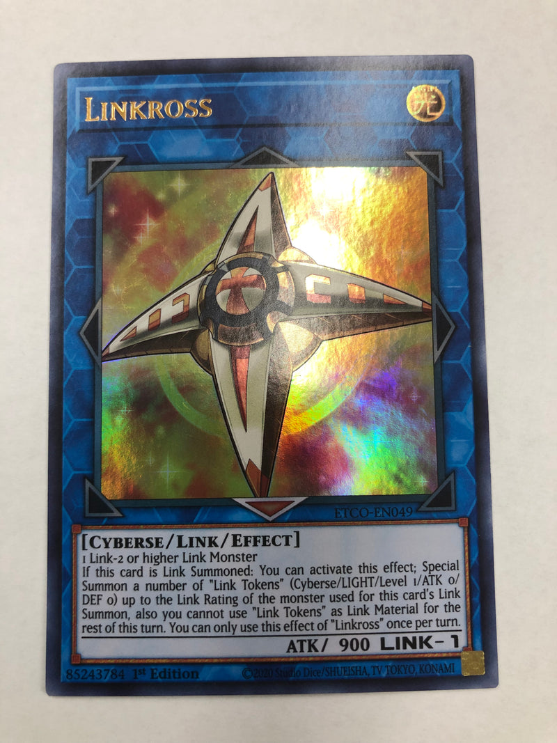 Yugioh Linkross ETCO-EN049 1st Edition Ultra Rare Near Mint