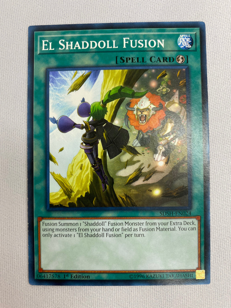 Yugioh El Shaddoll Fusion - SDSH-EN024  Common  1st Edition Near Mint