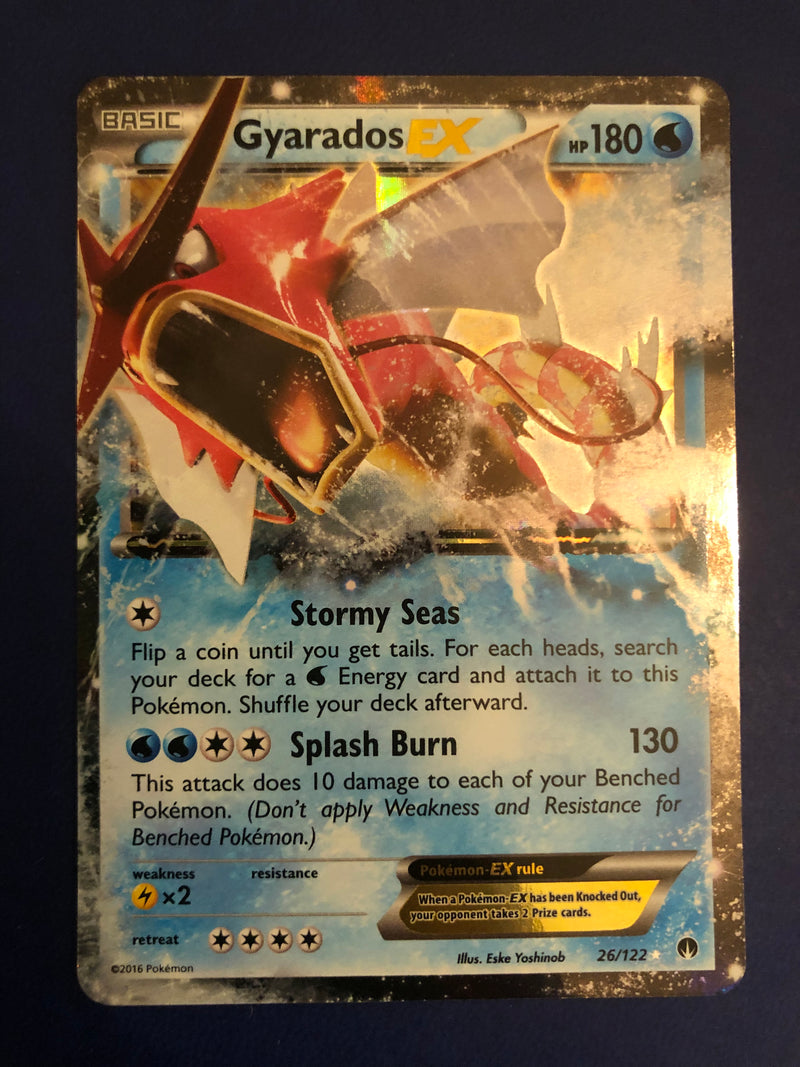 Gyarados EX BREAKPoint 26/122 Holo Rare Pokemon Card Near Mint