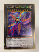Yugioh Number C9: Chaos Dyson Sphere PGLD-EN022 Gold Rare NM