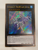 Yugioh Number 21: Frozen Lady Justice PGL2-EN018 Gold Secret Rare NM