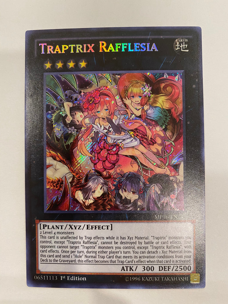 Yugioh Traptrix Rafflesia MP16-EN239 Secret Rare 1st Edition NM Yugioh Traptrix Rafflesia MP16-EN239 Secret Rare 1st Edition NM