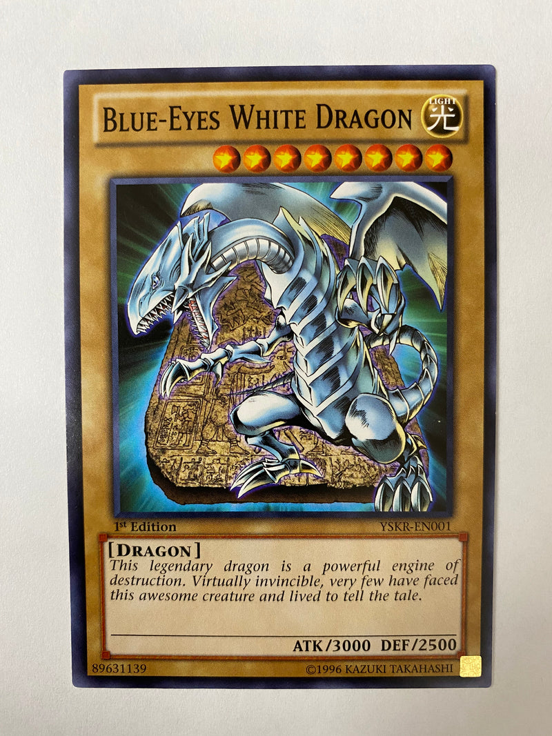 Yugioh Blue-Eyes White Dragon YSKR-EN001 Common 1st Edition NM