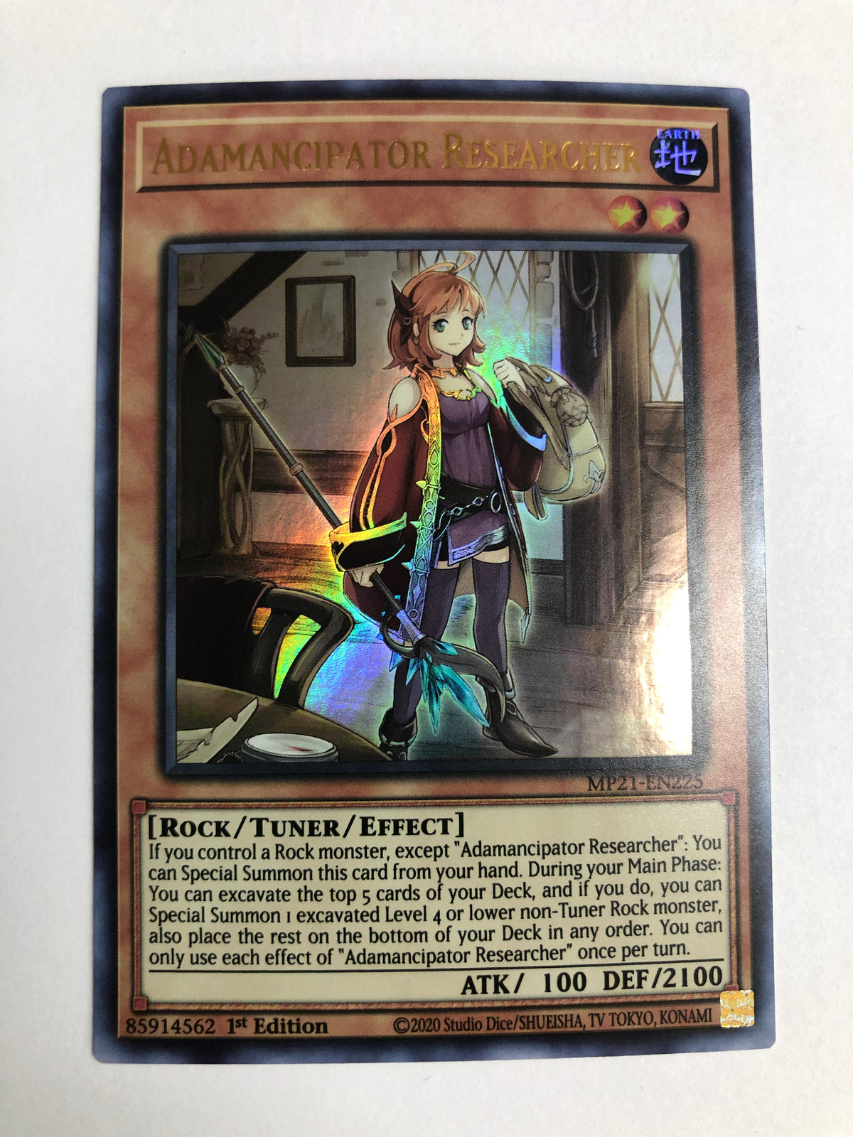 yugioh adamancipator cards Researcher MP21-EN225 Ultra Rare 1st Edition Near 1 Tuner + 1+ Select:1x Box Started to really get limit-20
