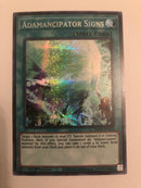 Yugioh Adamancipator Signs MP21-EN234 Prismatic Secret Rare 1st Edition NM