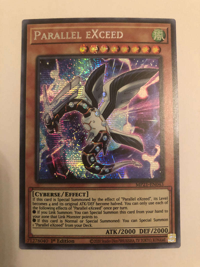 Yugioh Parallel Exceed MP21-EN043 Secret Rare 1st Edition Near Mint