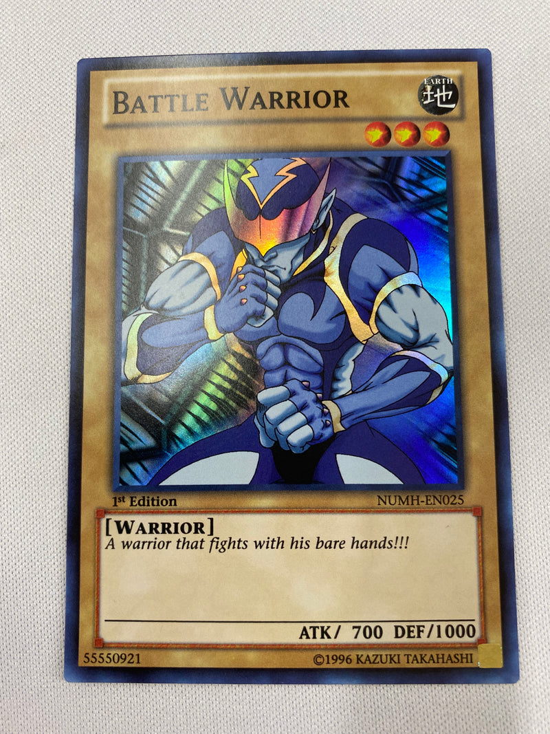 Yugioh  Battle Warrior NUMH-EN025 Super Rare 1st Edition Near Mint