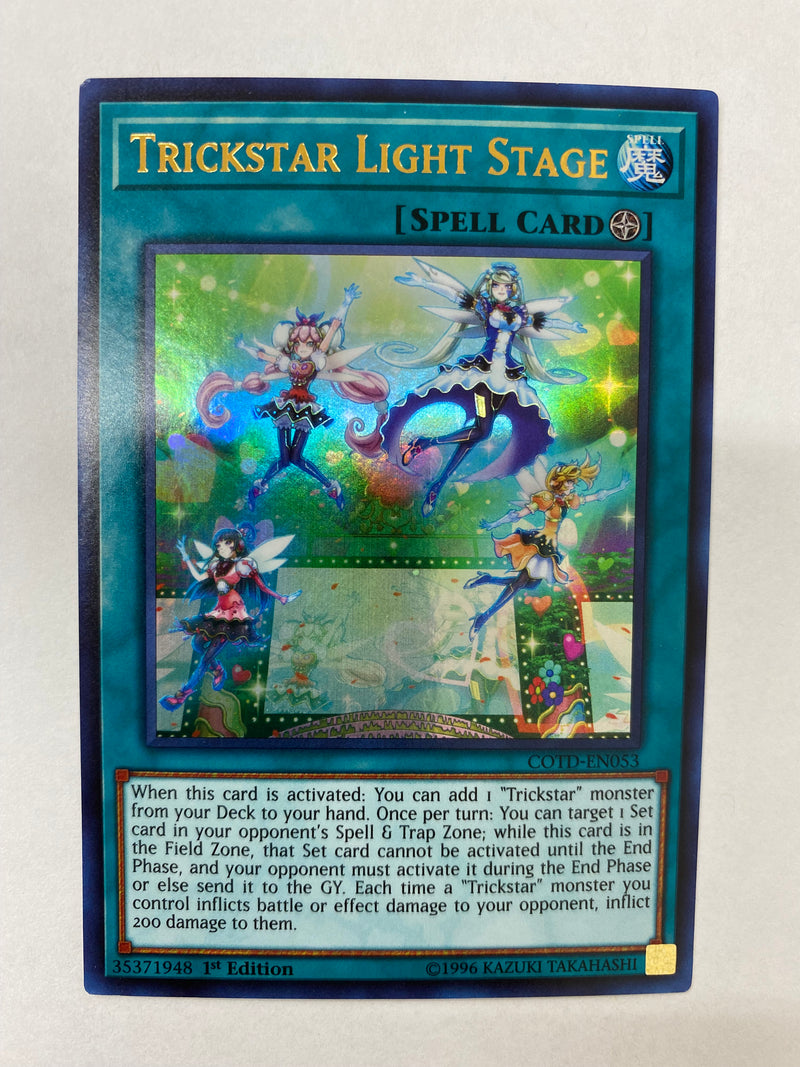 Yugioh Trickstar Light Stage COTD-EN053 Ultra Rare 1st Edition Near Mi