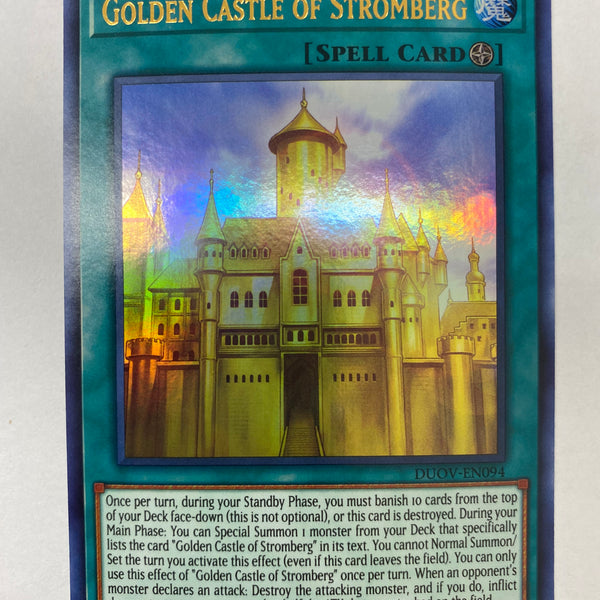 yugioh stromberg deck Yugioh Golden Castle of Stromberg DUOV-EN094 Ultra Rare 1st Edition Ne