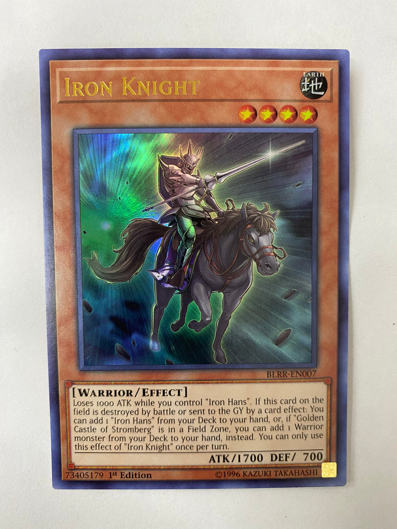 Yugioh Iron Knight BLRR-EN007 1st Edition Ultra Rare NM Yugioh Iron Knight BLRR-EN007 1st Edition Ultra Rare NM