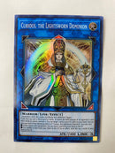 Yugioh Curious The Lightsworn Dominion EXFO-EN091 Super Rare 1st Edition NM